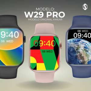 W29 PRO - MICROWEAR| FUNÇÃO DOIS GESTOS, 1G DE MEMÓRIA E CAPINHA DE BRINDE.